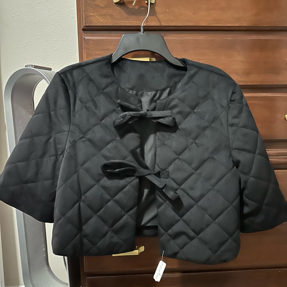 Black Quilted Women's Jacket